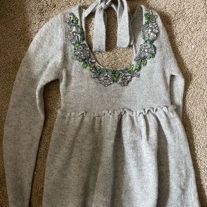 Vintage open back Free People sweater